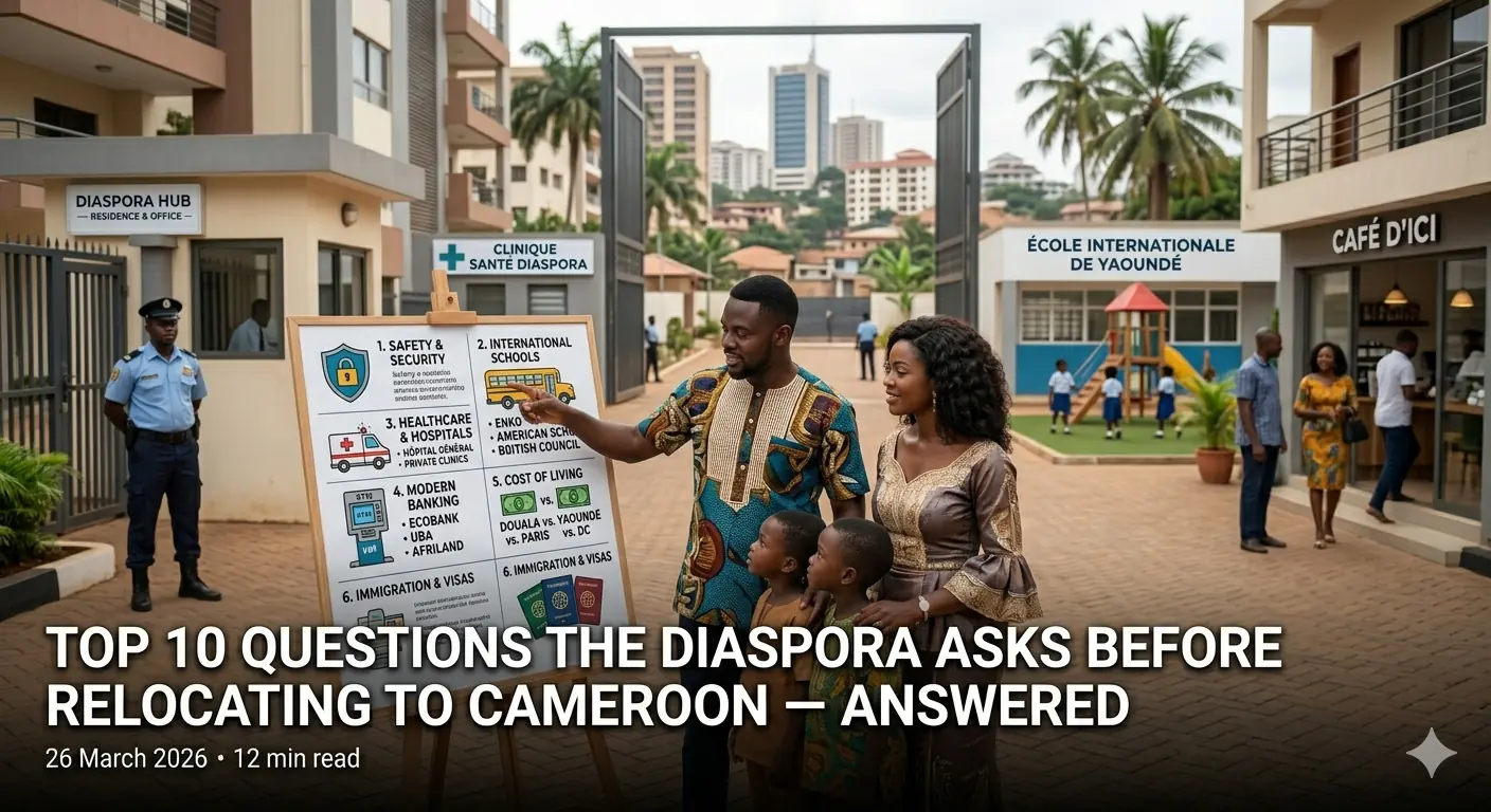 Top 10 des questions que la diaspora pose avant de s'installer au Cameroun — réponses